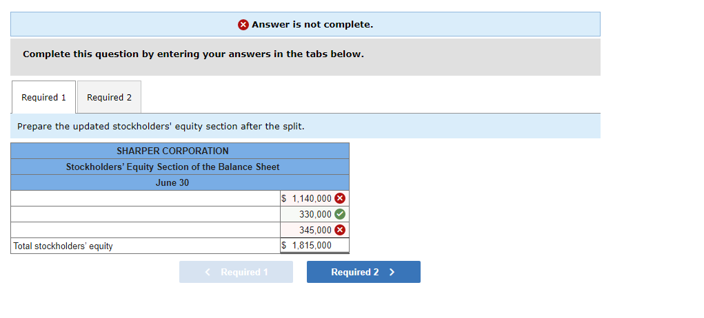Required information Use the following information for the Exercises 8-9 below. (Algo)