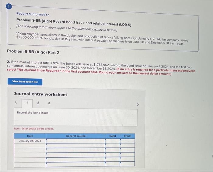 and related interest (LO9.5) [The following information applies to the questions displayed