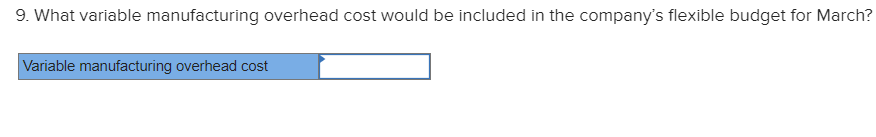 rate variance for March? (Indicate the effect of each variance by selecting