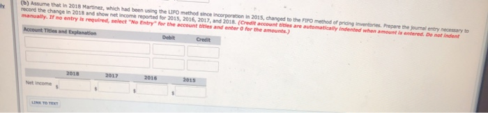 income of Martinez Instrument Co, a private corporsation, computed under the three
