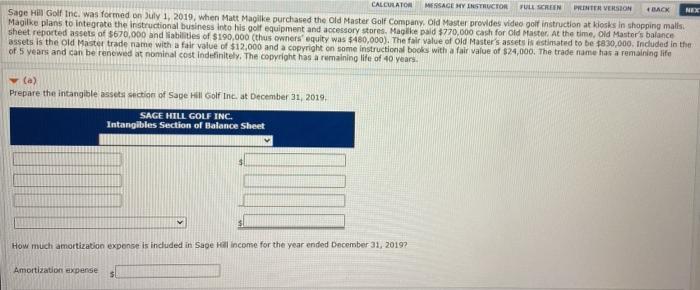  CALCULATOR MESSAGE HY INSTRUCTOR FULL SCREEN PRINTER VERSION BACK NEX Sage