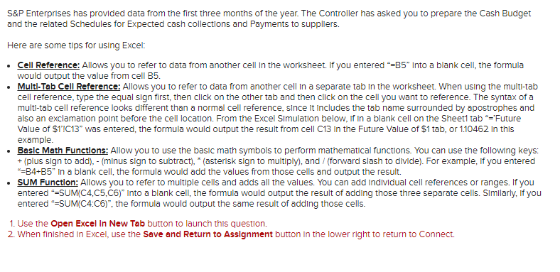 PLEASE SHOW THE EXCEL FORMULA USED TO GET THE NUMBER FOR EACH
