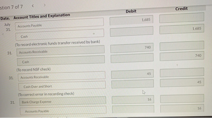 Company had a cash balance per books of $6,305.00. The statement from