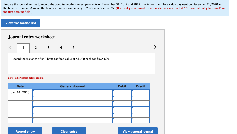 paid annually on December 31, and a maturity date of December 31,