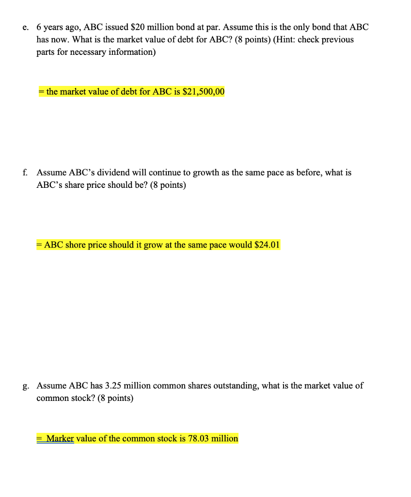 for "m" ABC currently has outstanding 12-year bond with 7% coupon that