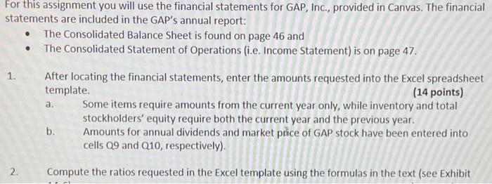 how do I answer question 2 using this information For this assignment