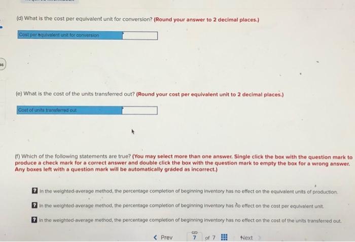 4: Applying Excel Completion with respect to materials Completion with respect to