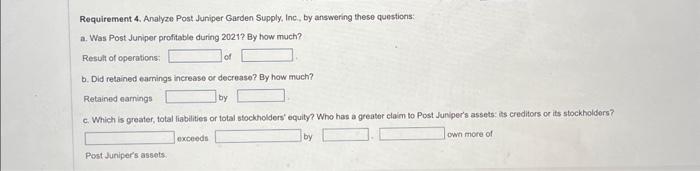 the icon to view the account totals.) Read the requirements. Requirement 1.