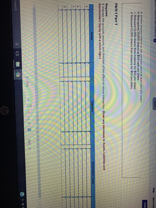 Journal Entries, and Preparing a Pertial Balance Sheet Involving Stock Issuance and