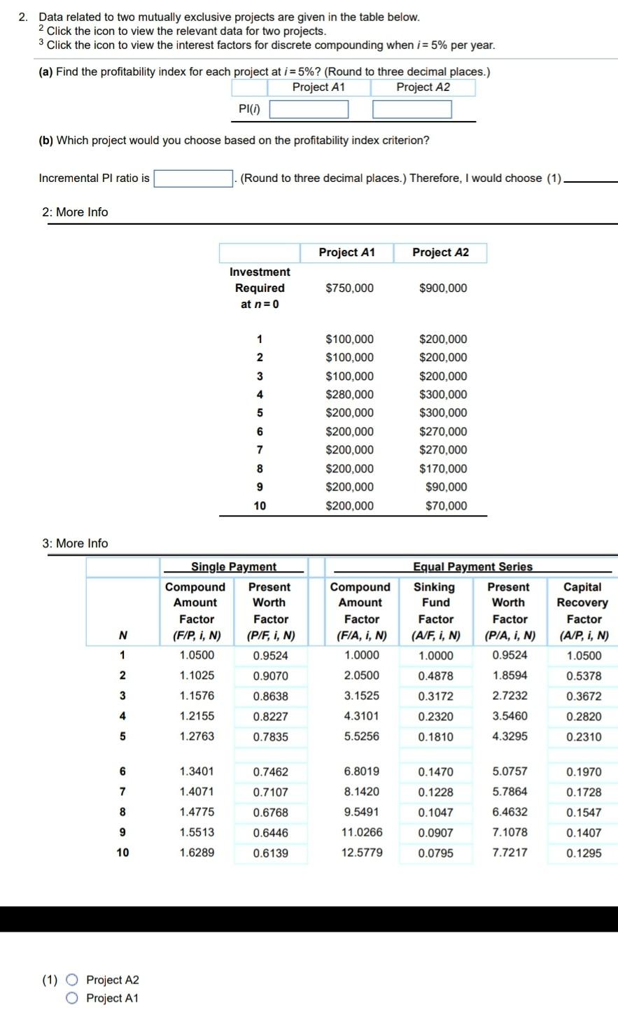 please show the solving clearly for question 2 2. Data related