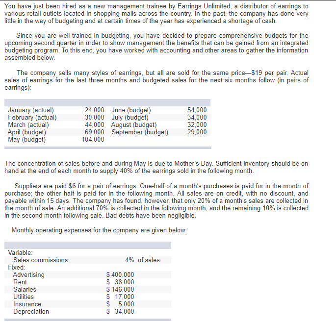 Please, help me with this problem. Thanks You have just been