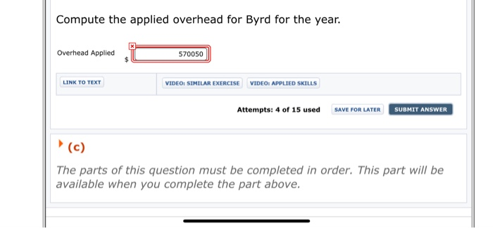 standard cost system and determines that it should take one hour 2