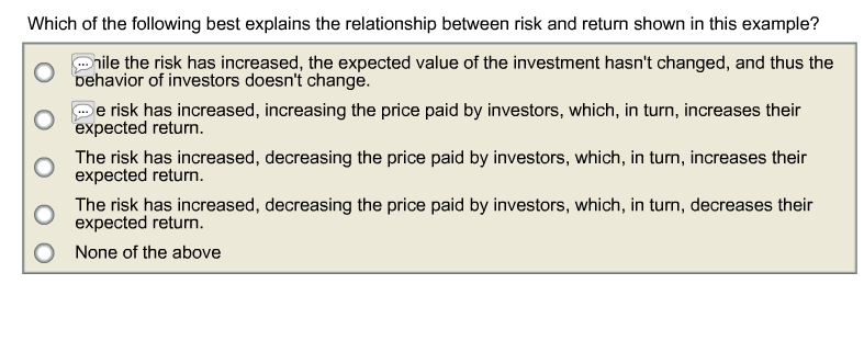generally have higher returns. One assumption that can lead to this is