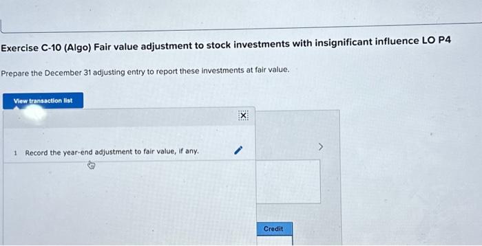 [The following information applies to the questions displayed below.] On December 31,