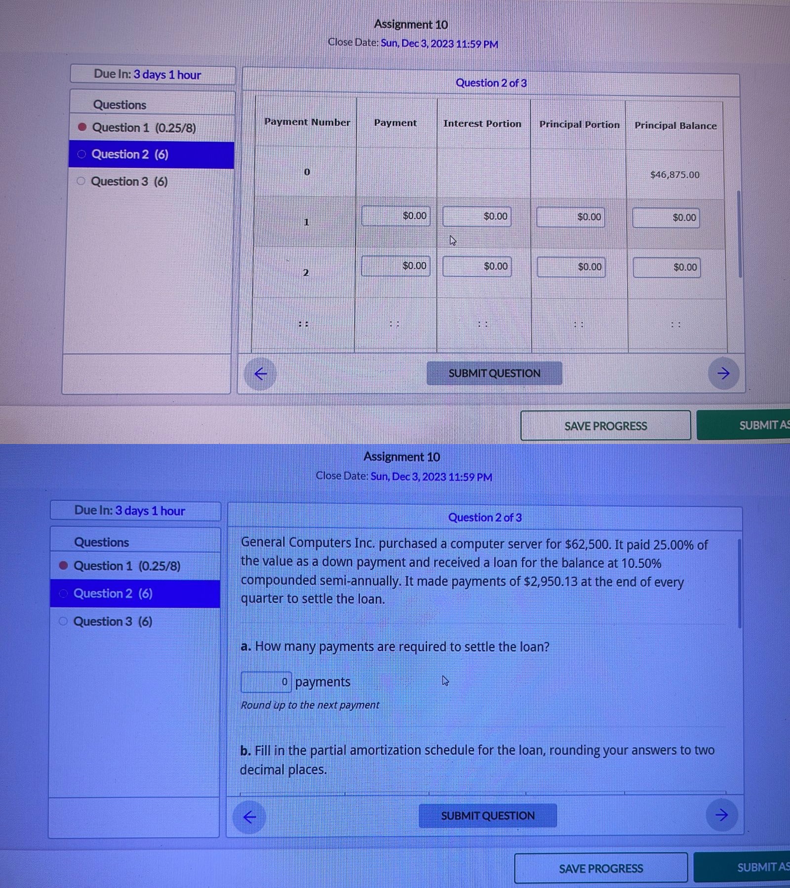  Assignment 10 Close Date: Sun, Dec 3, 202311:59 PM Assignment 10