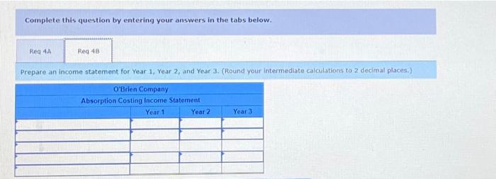 and administrative Fixed costs per year! Fixed sanufacturing overhead Fixed selling and