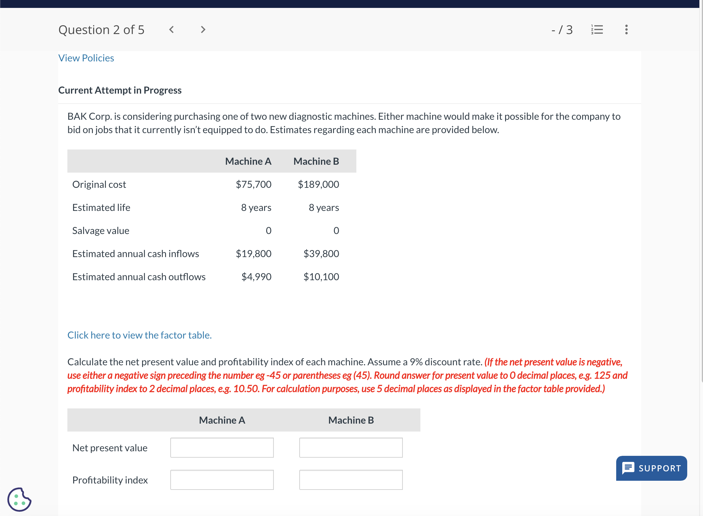  Current Attempt in Progress BAK Corp. is considering purchasing one of