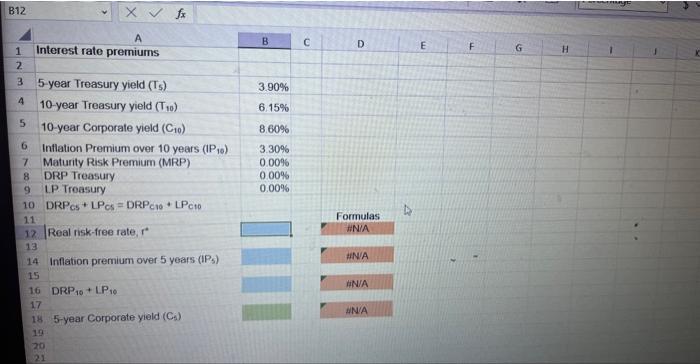 required analysis to answer the question below. B12 \begin{tabular}{|c|c|c|} \hline 4 &