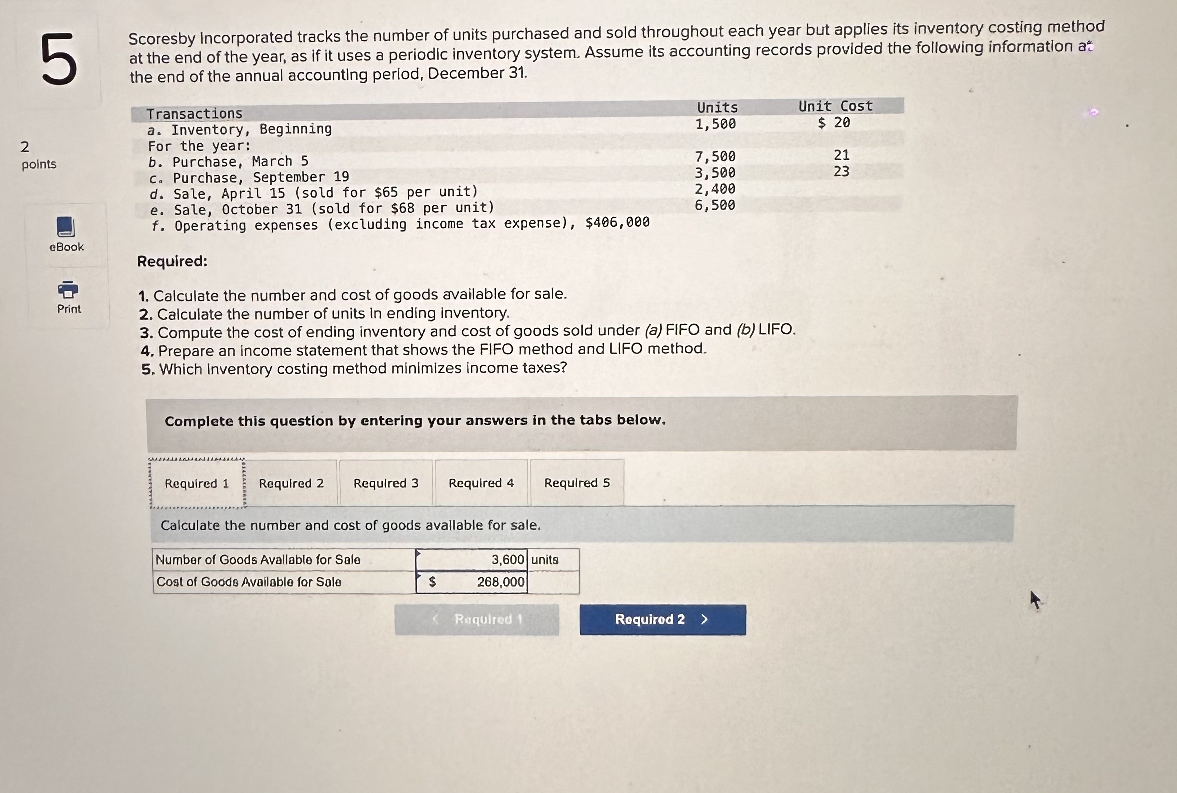  COMPLETE ALL 5 STEPS And PLEASE MAKE SURE TO DO INCOME