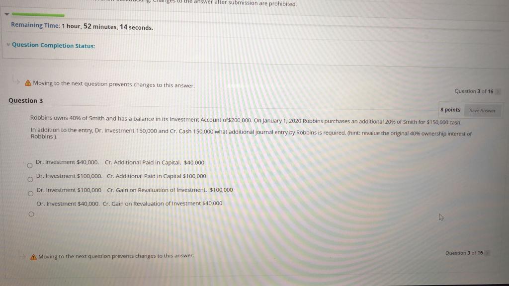  Iges to the answer after submission are prohibited. Remaining Time: 1