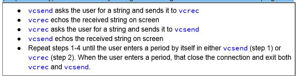 a very simple Internet server which * binds to a port, does