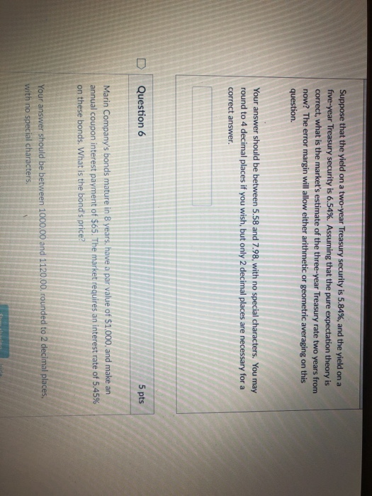 Help Suppose that the yield on a two-year Treasury security is