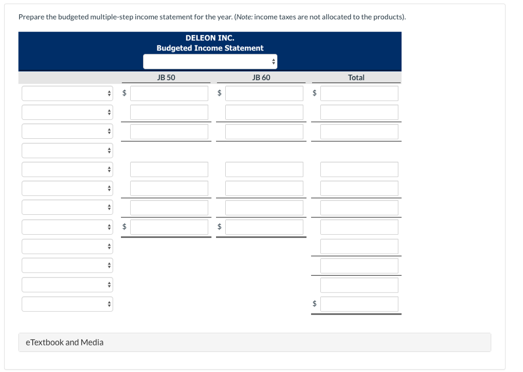 per unit (pounds) Desired ending direct materials pounds Beginning direct materials pounds