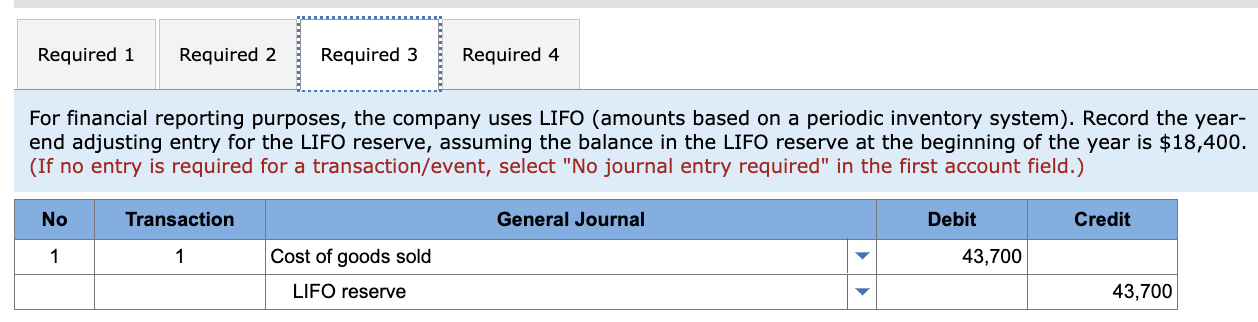 with inventory of 27,000 units of its only product. The units cost