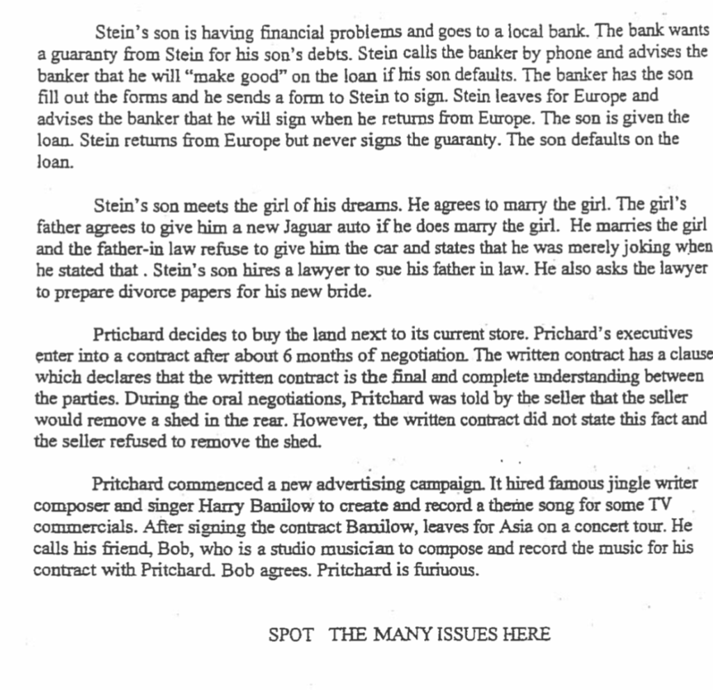  Stein's son is having financial problems and goes to a local