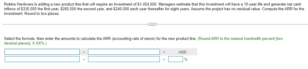  Robins Hardware is adding a new product line that will require