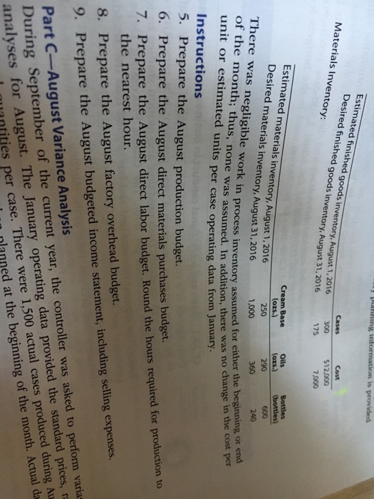  Answer for comprehensive problem 5 Question 5-9 13th edition Warren reeve