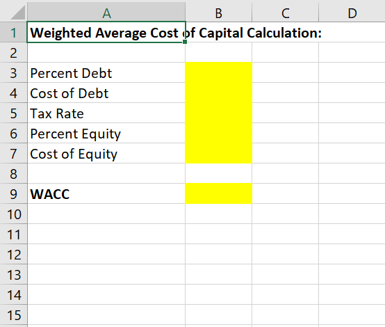 G H 1 2 3 Exhibit 1 Worldwide Paper Company Cost-of-Capital Information