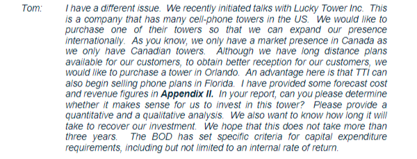 Please show ur Calculation and explain. This is a payback analyses Tom: