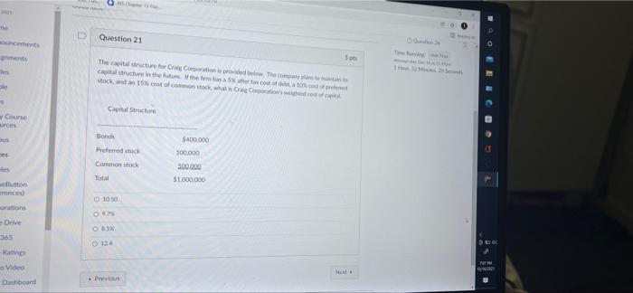  Question 21 les The cructure for Corporis provided below. The common