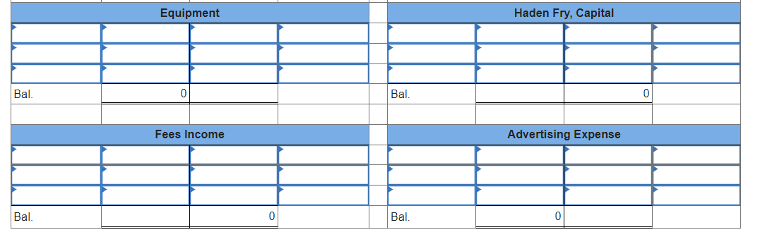 business. 2. Paid $12,000 in cash for equipment. 3. Performed services for