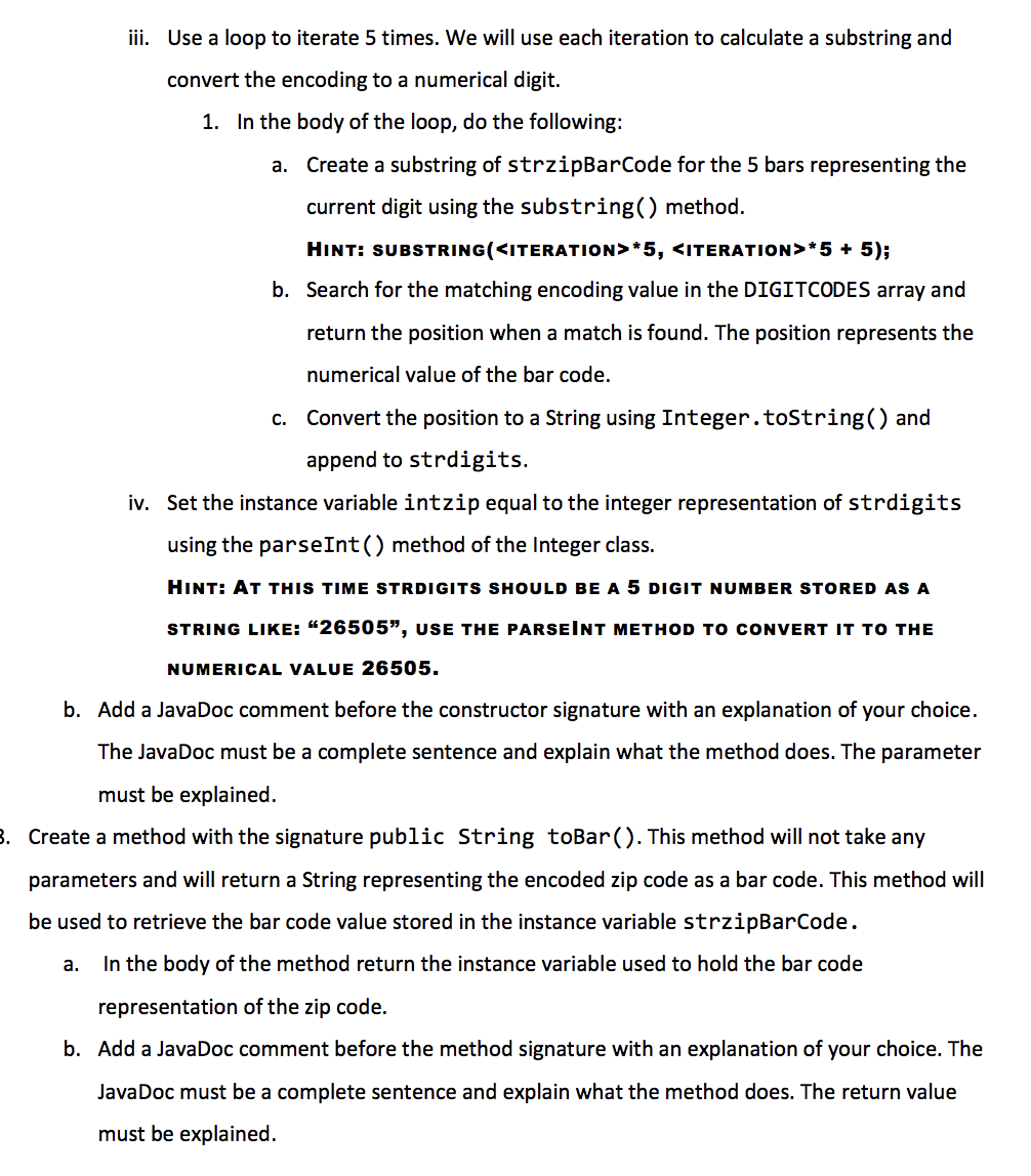 Figure 1: Example Zip Encoding. Until 2013, the encoding scheme for a