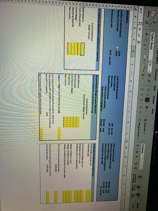  5 - Chapter 18 - ACC 214 2 ye Layout Formulas