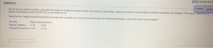  Question of Question 4 5 points Save A Do not do