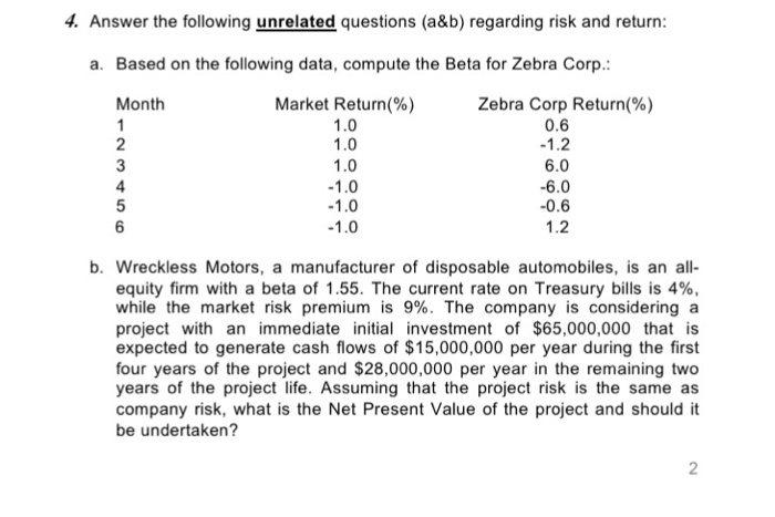  Please show all work and neatly please. . Answer the following