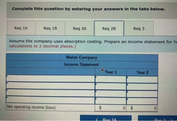 manufacturing overhead Variable selling and administrative Fixed costs per year: Fixed manufacturing