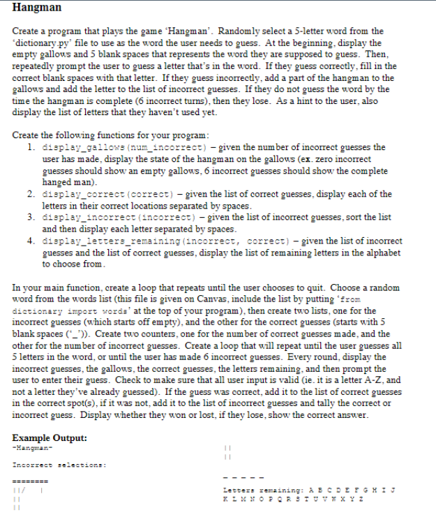  check_input.py def get_int(prompt): """Repeatedly takes in and validates user's input to