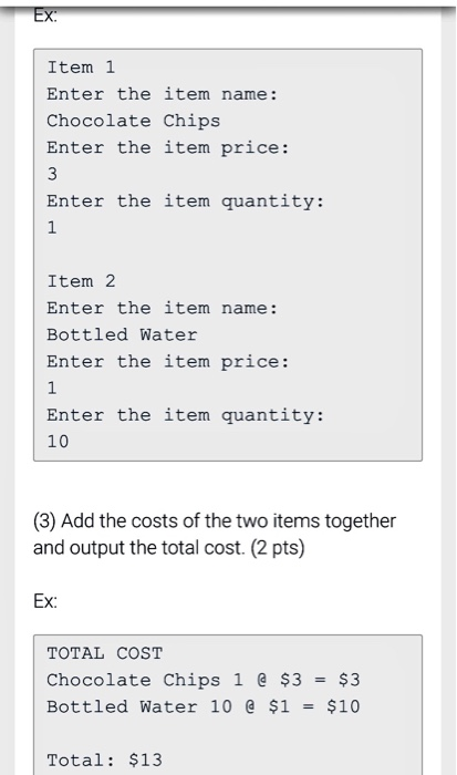 - Class declaration Item ToPurchase.cpp - Class definition main.cpp - main() function