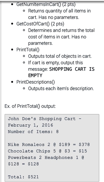 - Initialized in default constructor to "none" int itemPrice - Initialized in