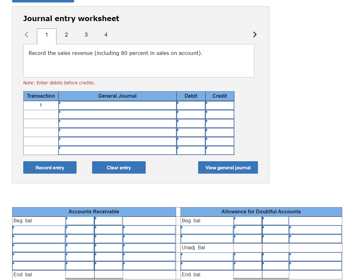 up an allowance for doubtful accounts at December 31, 2016, its fiscal