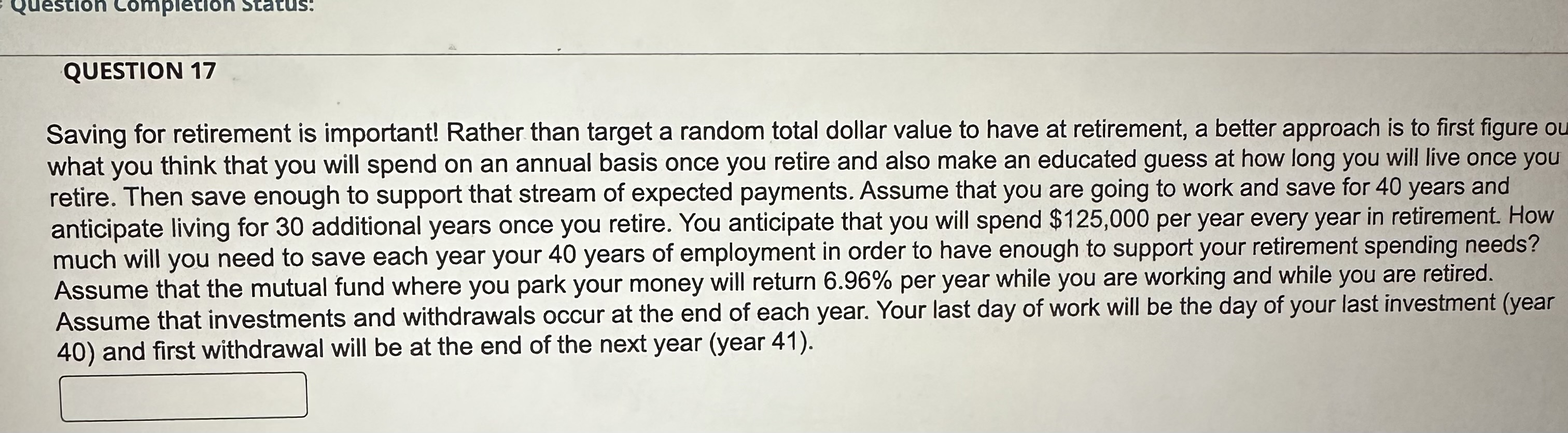 Saving for retirement is important! Rather than target a random total