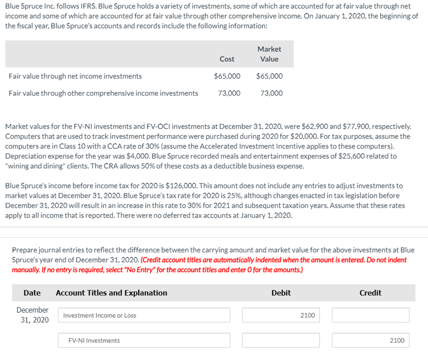 Required: 1. Prepare journal entries to reflect the difference between the carrying