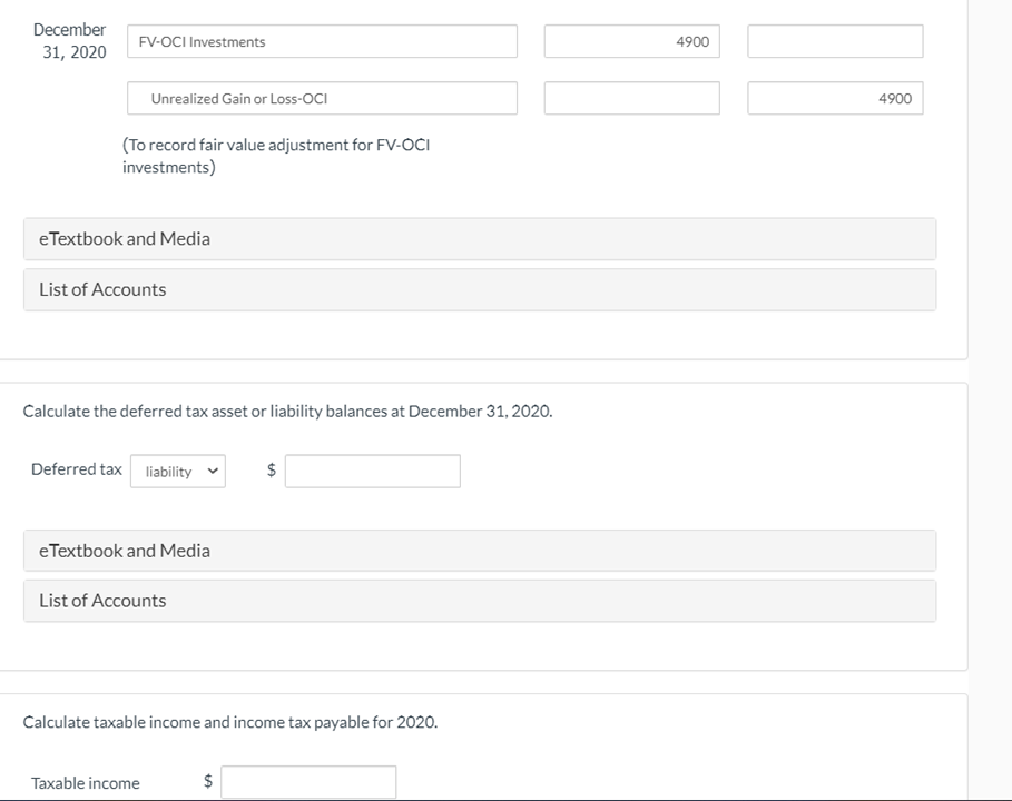 amount and market value for the above investments at Blue Spruces year