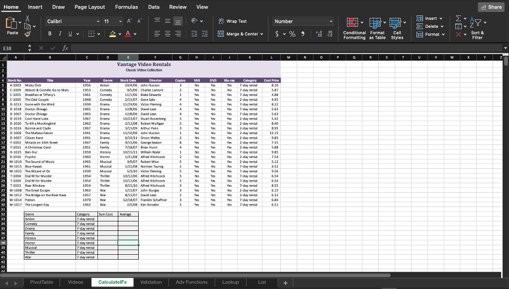 EXCEL SUMIF & AVERAGEIF HELP! Need help crearting these functions! In cell