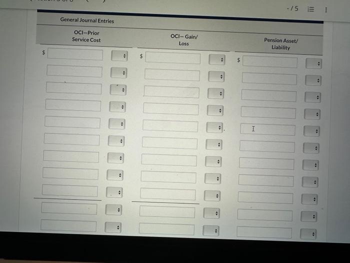 of the plan during 2025, the following additional data are provided by