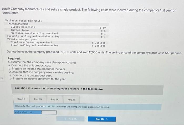 Req 1A: ? Req 1B: ? Req 2A: ? Req 2B: ?